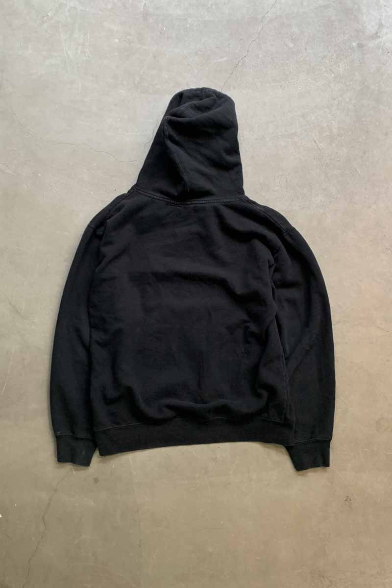 THRASHER LOGO PRINT SWEAT HOODIE USA Model / BLACK [SIZE: M USED]