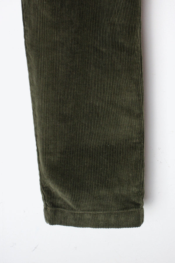 TUCK CORDUROY PANTS / OLIVE [사이즈: W31 x L30 USED]