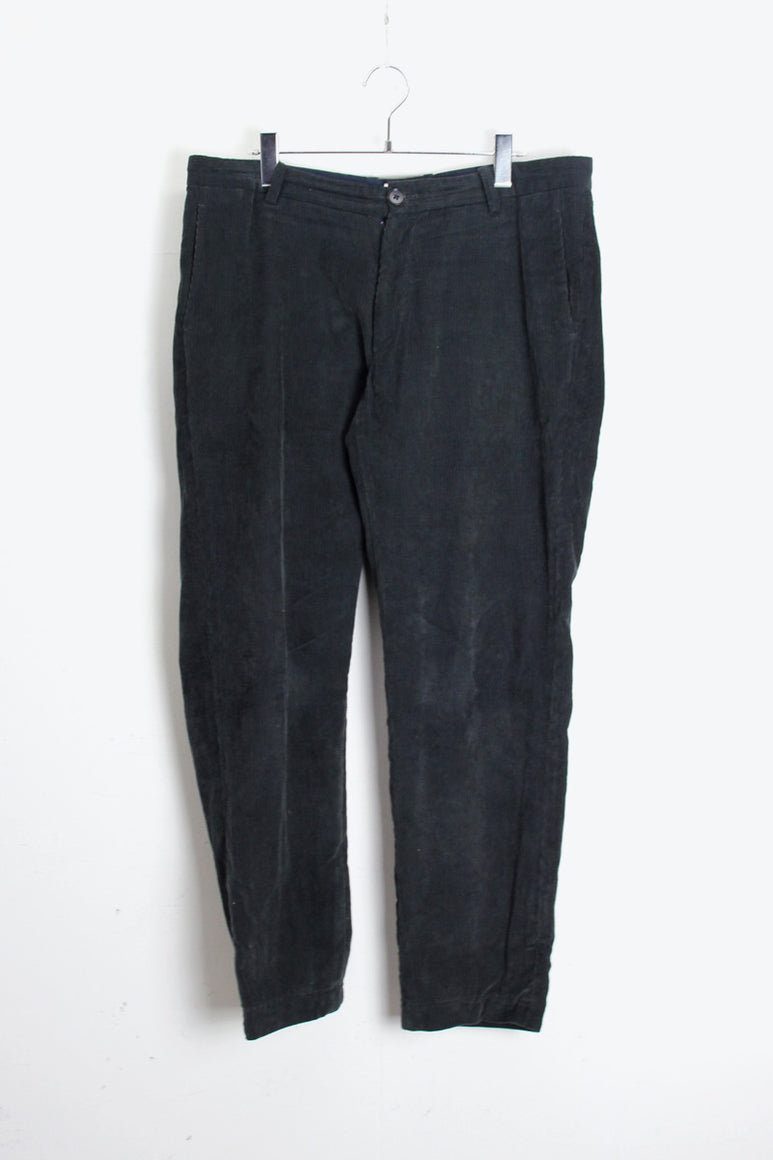 CORDUROY PANTS / BLACK [SIZE: 34 USED]