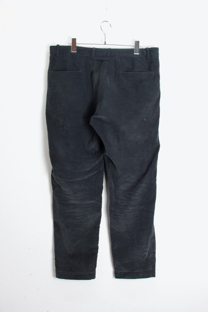 CORDUROY PANTS / BLACK [SIZE: 34 USED]