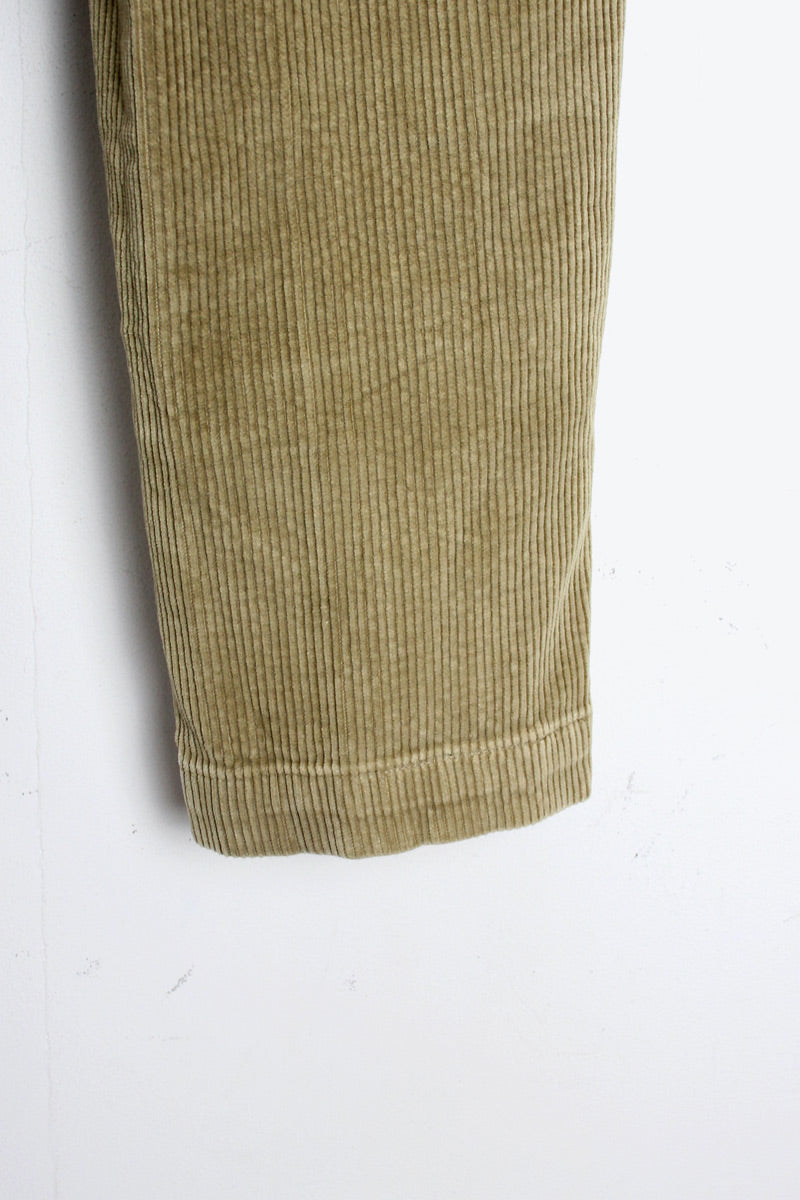 TUCK CORDUROY PANTS / BEIGE [SIZE: 32相当 USED]