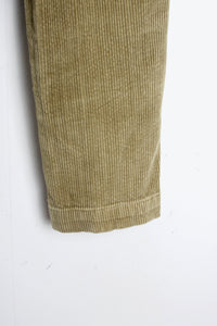 TUCK CORDUROY PANTS / BEIGE [SIZE: 32相当 USED]