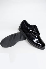 画像をギャラリービューアに読み込む, MADE IN USA ENAMEL PLAIN TOE SHOES / BLACK [SIZE: US10.0 (28.0cm) DEAD STOCK]
