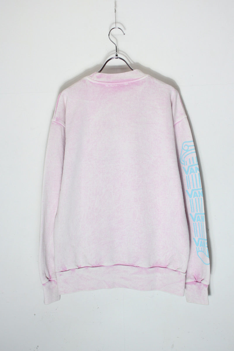 MADE IN USA GARMENT DYED SWEATSHIRT / PURPLE [SIZE: S USED]