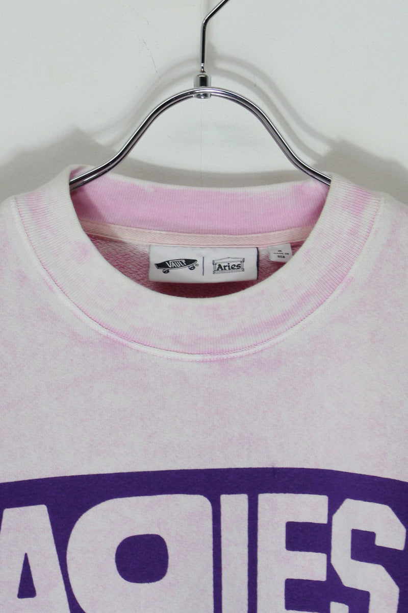 MADE IN USA GARMENT DYED SWEATSHIRT / PURPLE [SIZE: S USED]