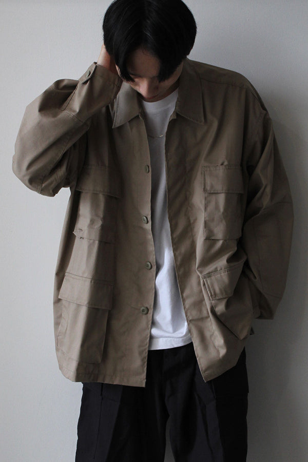 BDU SHIRT JACKET / KHAKI [NEW]