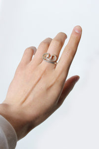 925 SILVER RING [SIZE: 16号 USED]