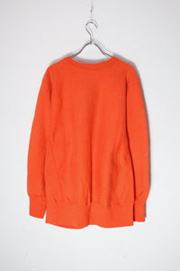 MADE IN USA 90'S GATORS REVERSE WEAVE PRINT SWEATSHIRT / ORANGE [SIZE: L USED]