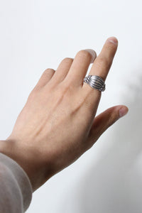 925 SILVER RING [SIZE: 18号 USED]