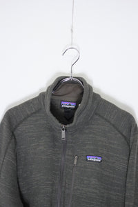 15'S BETTER SWEATER 1/4 FLEECE JACKET / CHARCOAL［ SIZE: XL USED ]