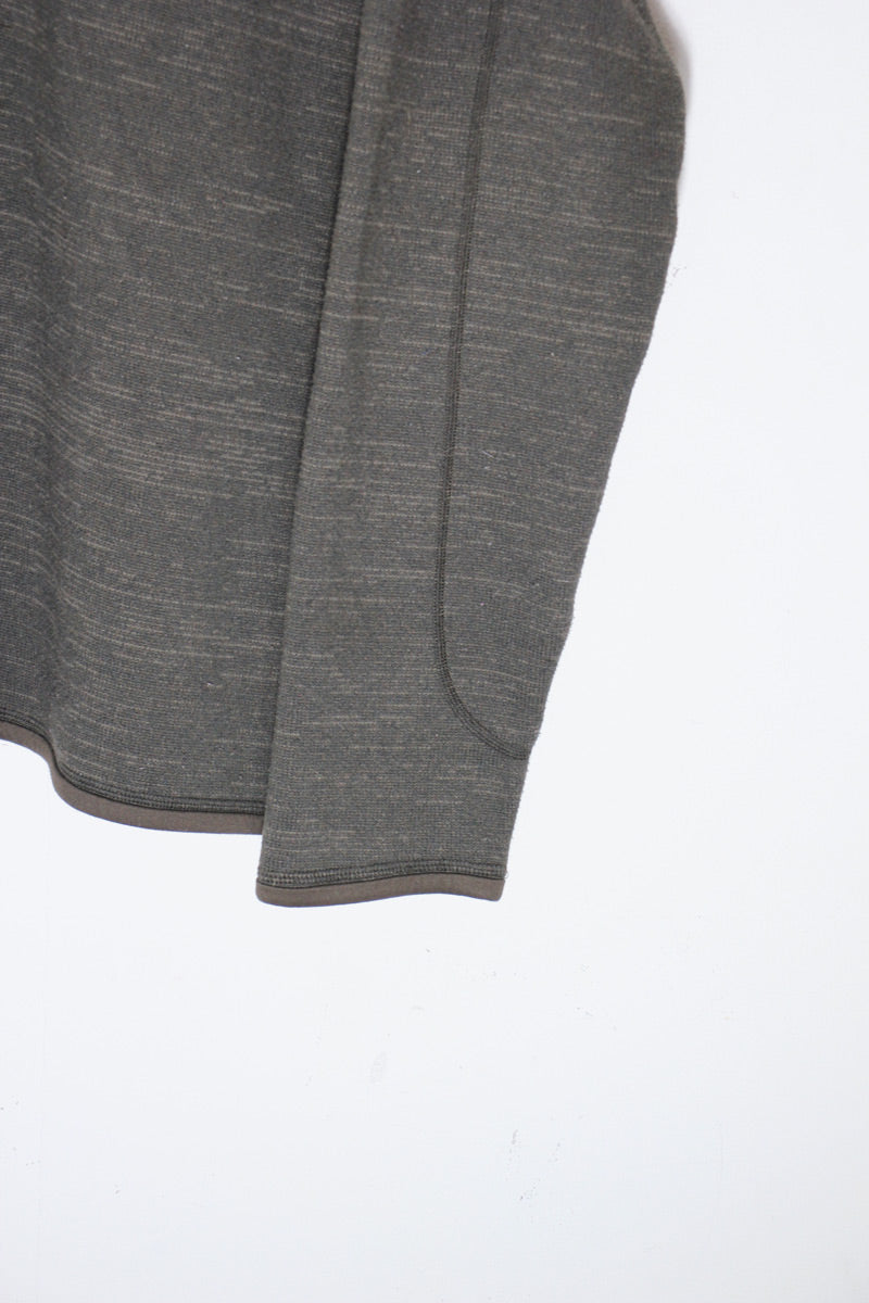 15'S BETTER SWEATER 1/4 FLEECE JACKET / CHARCOAL [ SIZE: XL USED ]