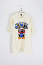 画像をギャラリービューアに読み込む, MADE IN USA 90&#39;S E.M.T TEE SHIRT / CREAM [SIZE: XXL DAED STOCK]
