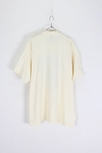 MADE IN USA 90'S E.M.T TEE SHIRT / CREAM [SIZE: XXL DAED STOCK]