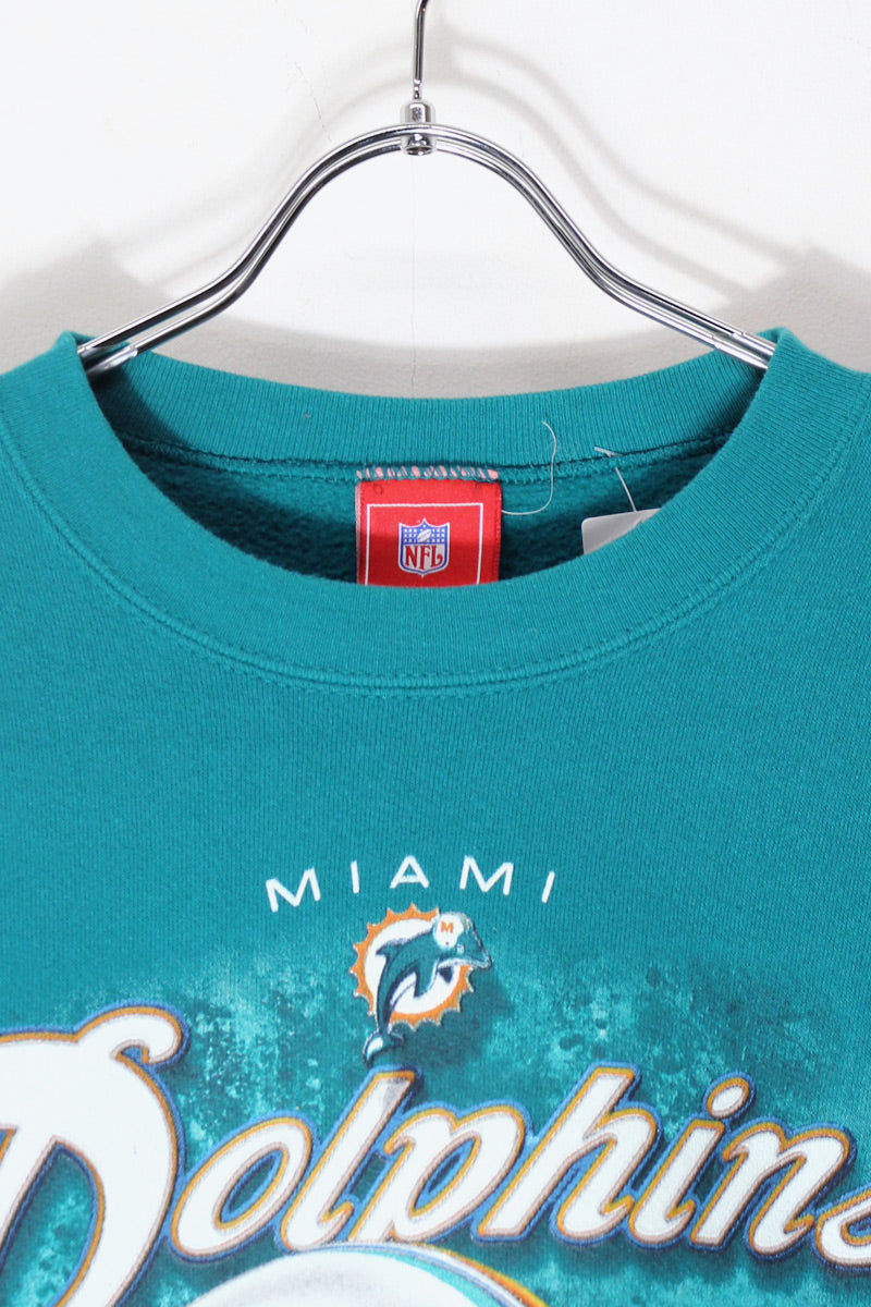 SWEATSHIRT MIAMI DOLPHINS / GREEN [SIZE: L USED]