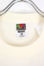 画像をギャラリービューアに読み込む, MADE IN USA 90&#39;S E.M.T TEE SHIRT / CREAM [SIZE: XXL DAED STOCK]
