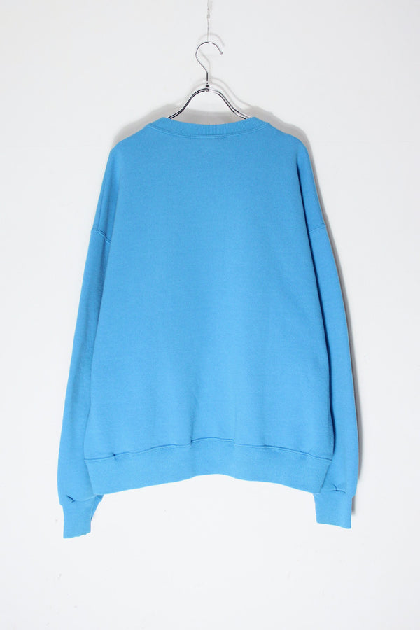 MADE IN USA 90'S CAROLINA PANTHERS NFL SWEATSHIRT / CERULEAN BLUE [SIZE: L USED]