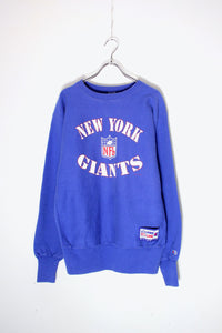MADE IN USA 90'S REVERSE WEAVE NY GIANTS / BIUE [SIZE: L USED]