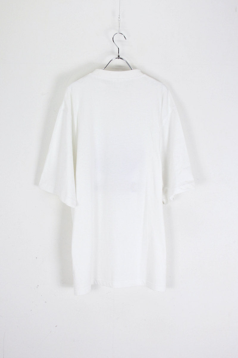 80'S REFLECTOR TEE SHIRT / WHITE [SIZE: XL USED]