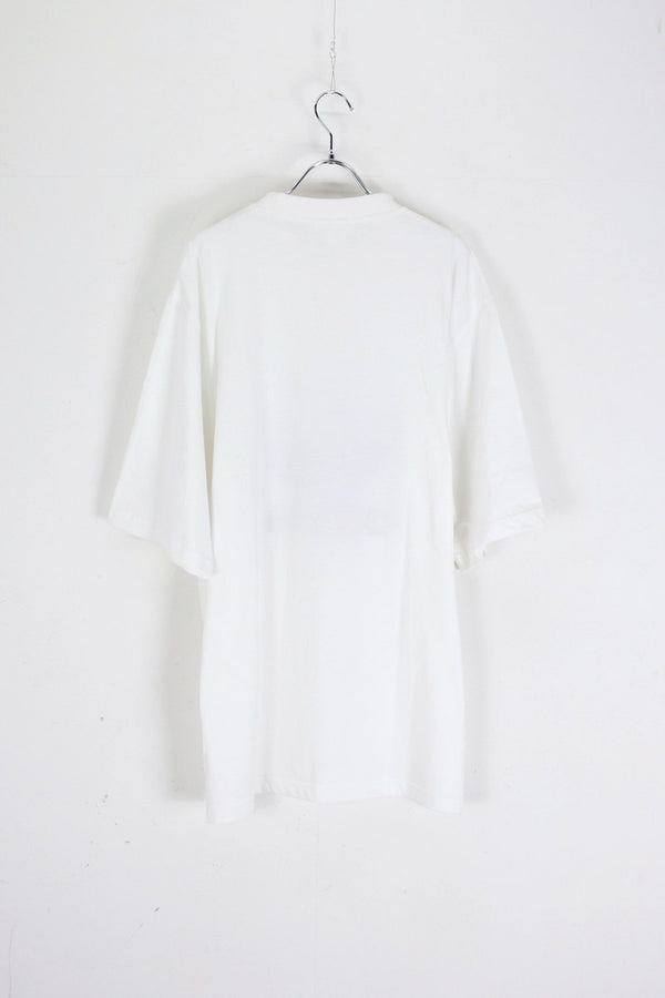 80'S REFLECTOR TEE SHIRT / WHITE [SIZE: XL USED]
