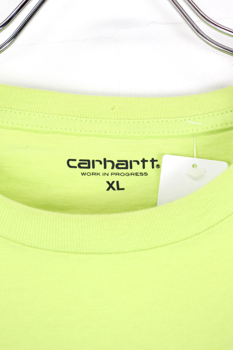 POCKET TEE SHIRT / LIME GREEN [SIZE: XL USED]