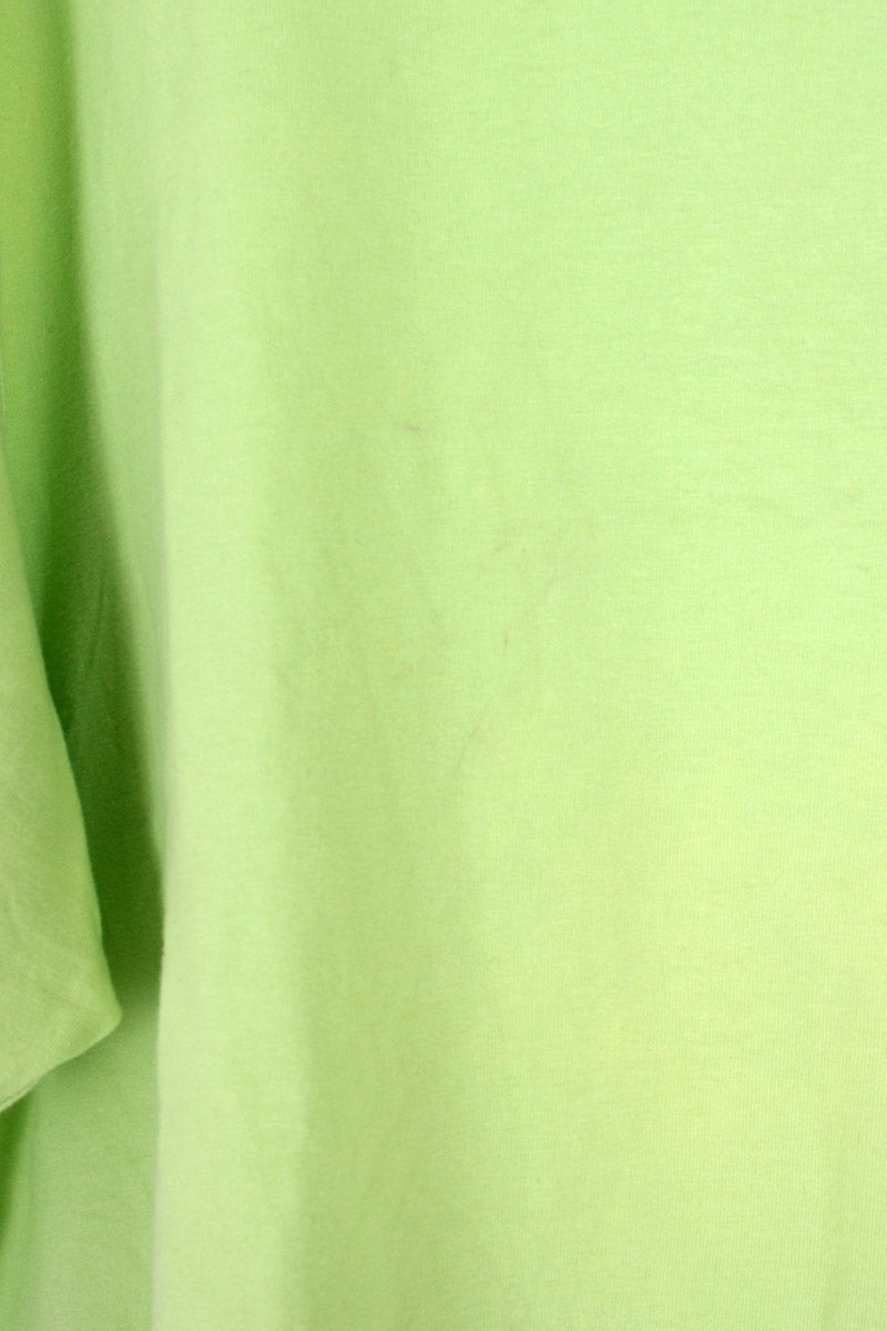 POCKET TEE SHIRT / LIME GREEN [SIZE: XL USED]
