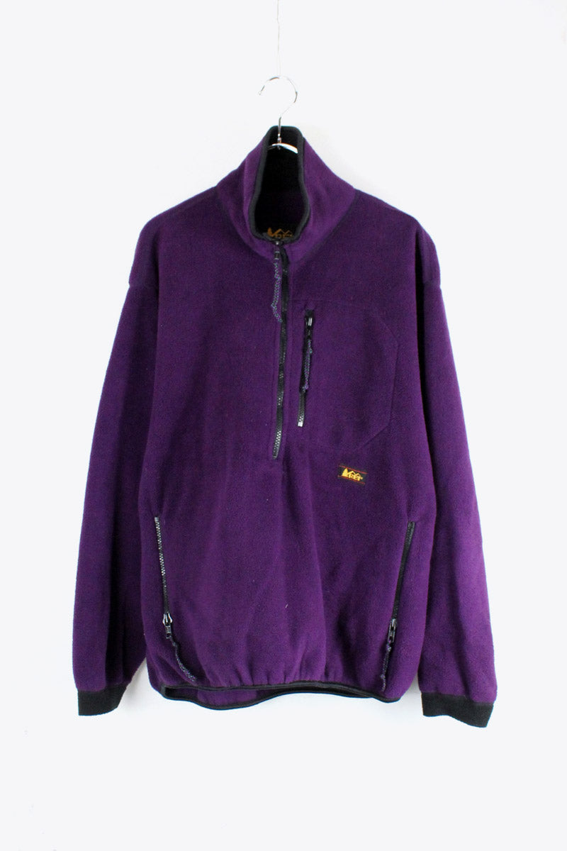 90'S PULLOVER FLEECE JACKET [SIZE: S USED]