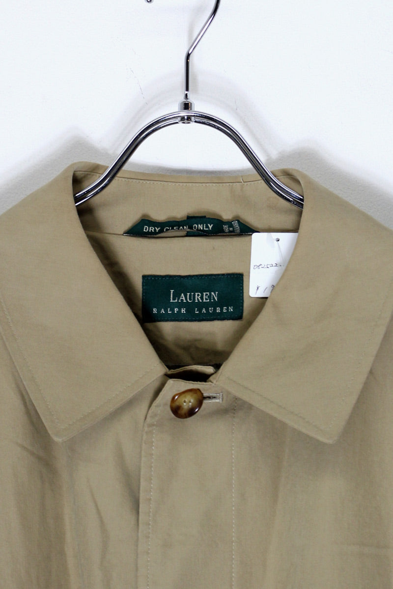 BALMACCAN COAT / BEIGE [SIZE: XL USED]