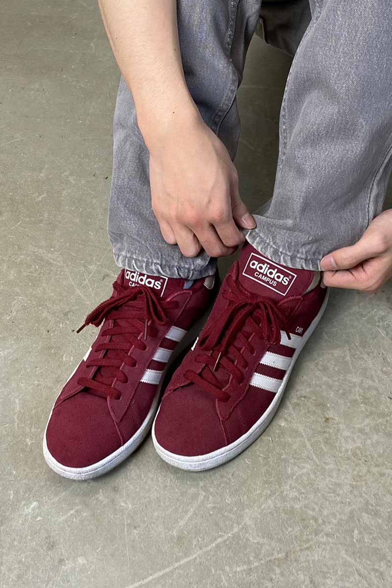 16'S CAMPUS 日本未発売モデル / BURGUNDY [SIZE: US9.5 (27.5cm相当) USED]
