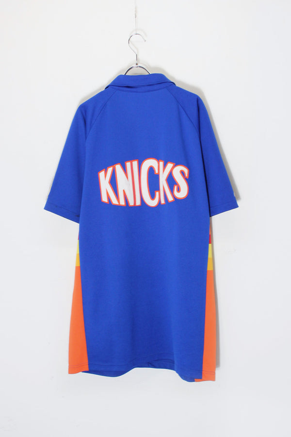 S/S BASKETBALL SHIRT NY KNICKS / BLUE [SIZE: M USED]