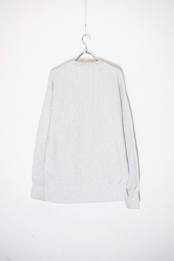 MADE IN MEXICO 90'S YMCA EMBROIDERY SWEATSHIRT / GREY [SIZE: L USED]