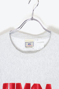 MADE IN MEXICO 90'S YMCA EMBROIDERY SWEATSHIRT / GREY [SIZE: L USED]