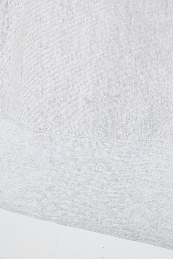 MADE IN MEXICO 90'S YMCA EMBROIDERY SWEATSHIRT / GREY [SIZE: L USED]