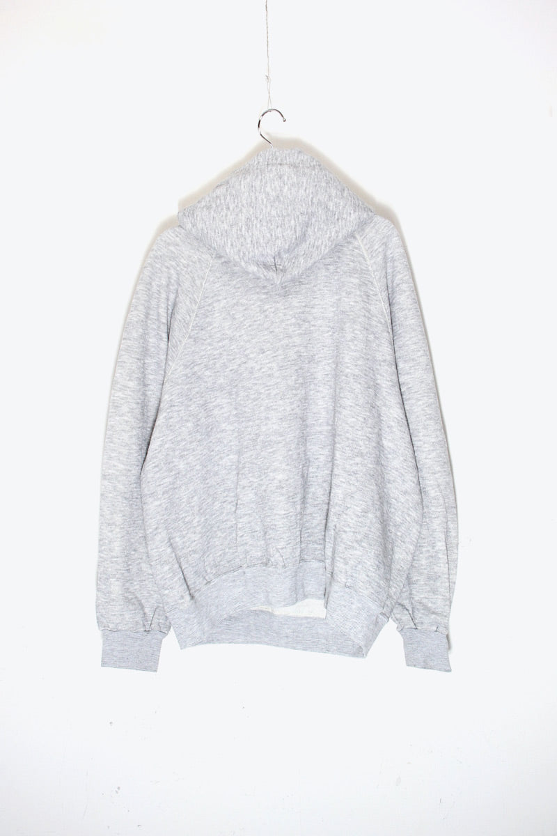 MADE IN USA 80'S LOYOLA PRINT HOODIE SWEATSHIRT / GRAY [ SIZE: XL USED ]