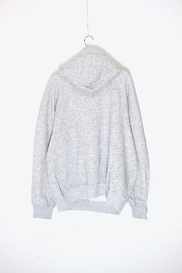 MADE IN USA 80'S LOYOLA PRINT HOODIE SWEATSHIRT / GRAY [ SIZE: XL USED ]
