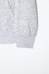 MADE IN USA 80'S LOYOLA PRINT HOODIE SWEATSHIRT / GRAY［ SIZE: XL USED ]