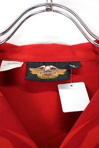 S/S FLAME SHIRT / RED [SIZE: L USED]