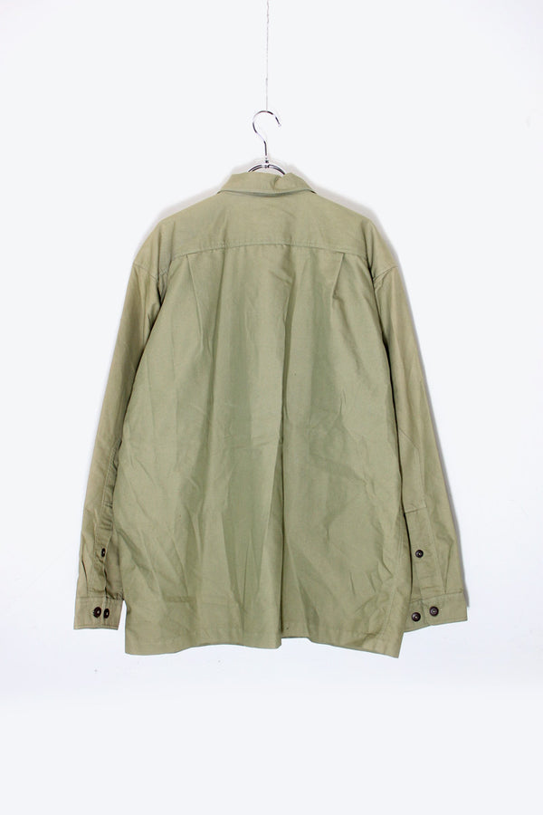 L/S SAFARI SHIRT / KHAKI [SIZE: M USED]