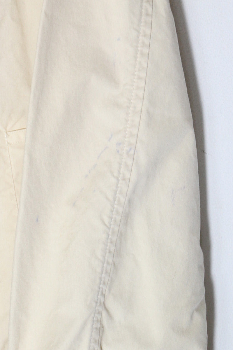 90'S ZIP UP JACKET / IVORY [SIZE: L USED]