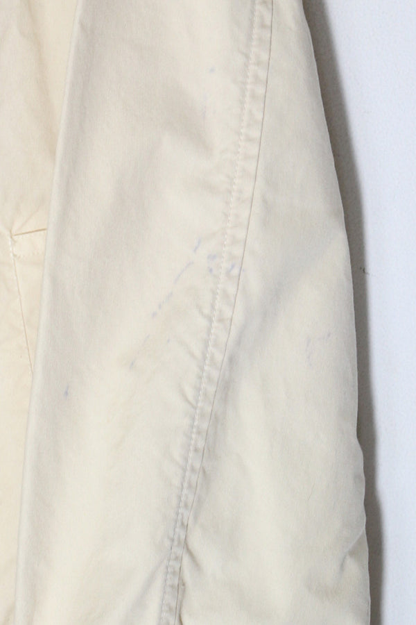 90'S ZIP UP JACKET / IVORY [SIZE: L USED]
