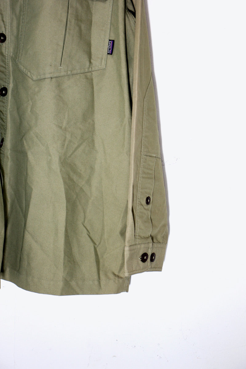 L/S SAFARI SHIRT / KHAKI [SIZE: M USED]