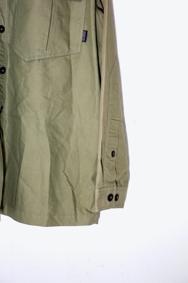 L/S SAFARI SHIRT / KHAKI [SIZE: M USED]