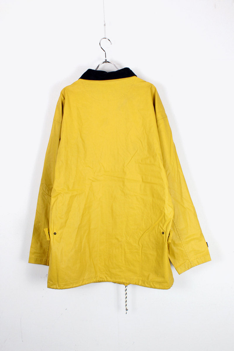 90'S RUBBER COAT / MUSTARD [SIZE: L USED]