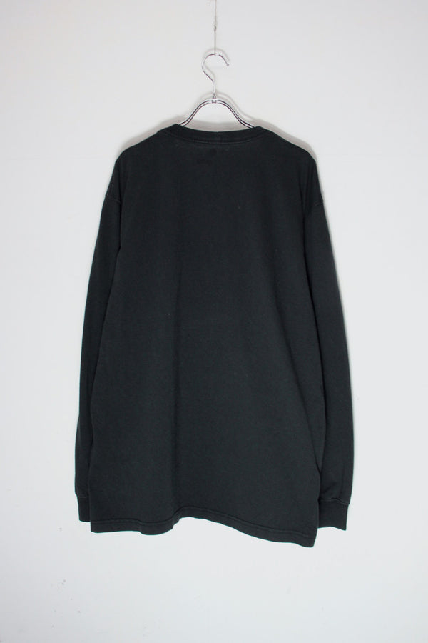 L/S POCKET TEE SHIRT / BLACK [SIZE: L USED]