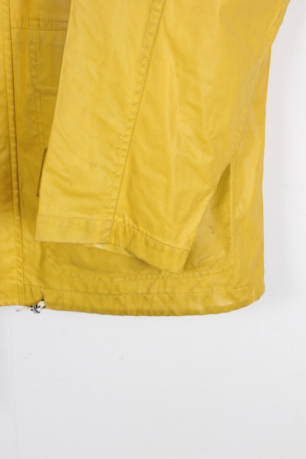 90'S RUBBER COAT / MUSTARD [SIZE: L USED]