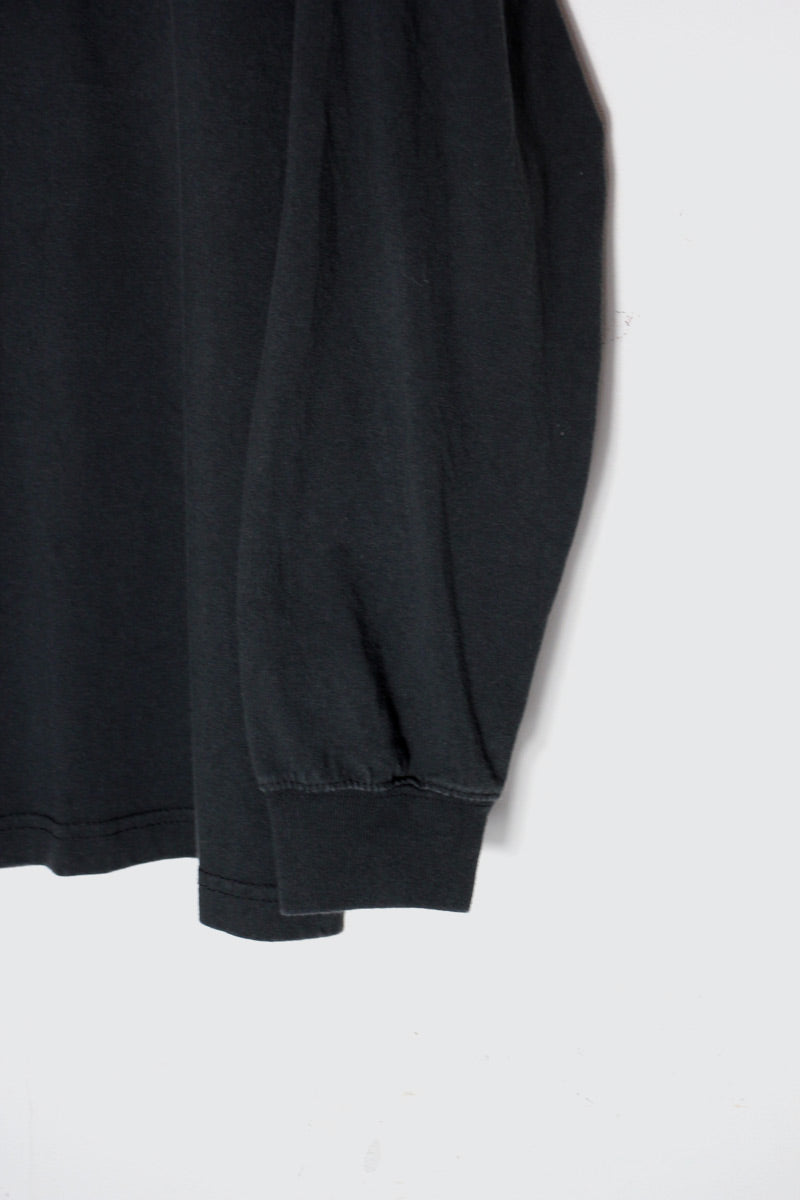 L/S POCKET TEE SHIRT / BLACK [SIZE: L USED]