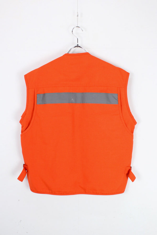 HUNTING VEST / ORANGE [SIZE: L USED]