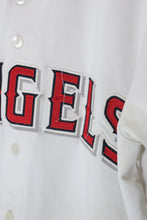 画像をギャラリービューアに読み込む, MADE IN USA 90&#39;S MLB LA ANGELS 13 S/S BASEBALL SHIRT / WHITE [SIZE: L USED]
