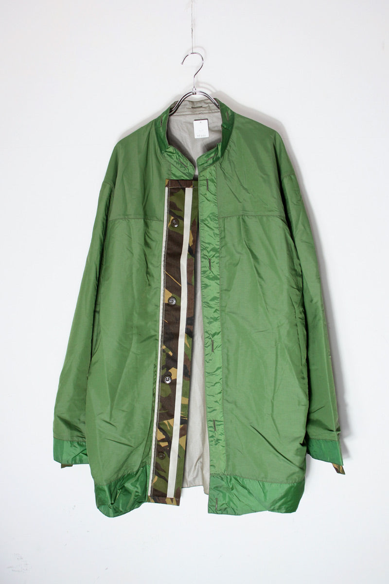 WATERPROOF LINER COAT / GREEN/CAMO [SIZE: M Equivalent USED]