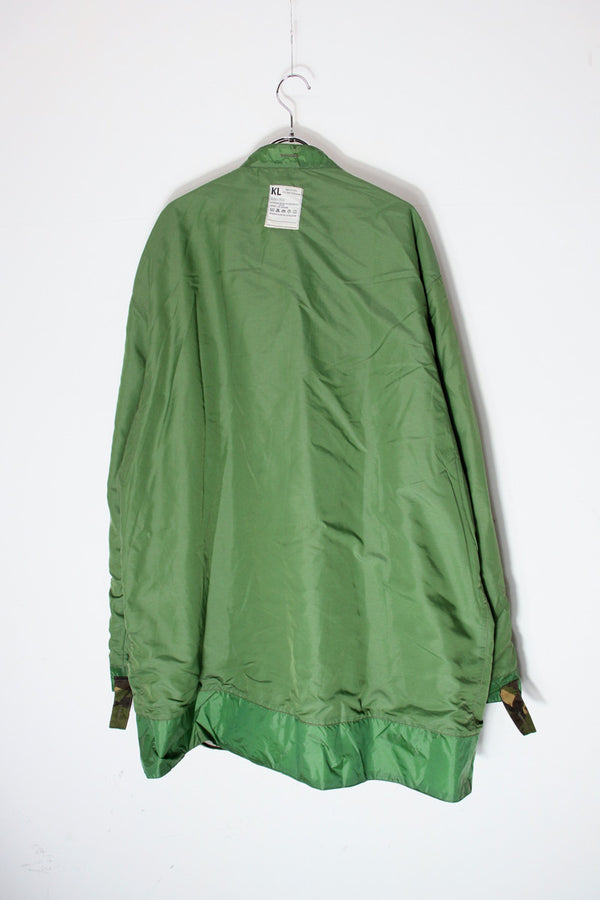 WATERPROOF LINER COAT / GREEN/CAMO [SIZE: M Equivalent USED]