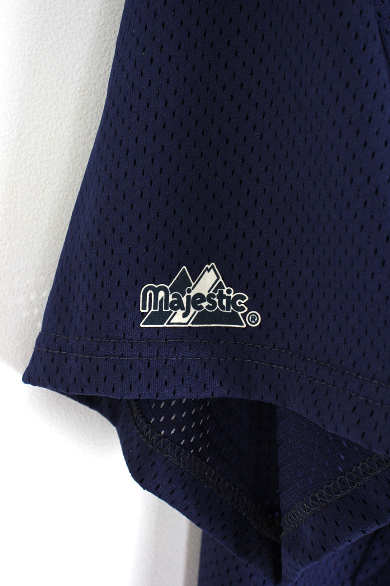 MADE IN USA 90'S 53 LAW&DISORDER BASEBALL SHIRT / NAVY [SIZE: 3XL USED]